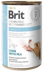 Brit Veterinary Diet Obesity Lamb&Pea Karma z jagnięciną dla psa 400g