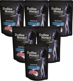 Dolina Noteci Premium Sterilised Danie z jagnięciny Karma dla kota 10x85g
