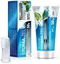 Eurowet Stoma-Żel Mint Pasta do zębów o aromacie mięty 50g dla psa i kota + szczoteczka