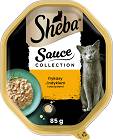 Sheba Sauce Collection Karma z indykiem i warzywami w sosie dla kota 85g