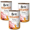 Brit Pate&Meat Turkey Karma z indykiem dla psa 6x800g PAKIET