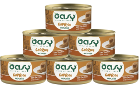 Oasy Caprice Mousse with Turkey Karma z indykiem dla kota 6x85g PAKIET