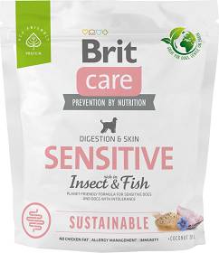 Brit Care Sustainable Sensitive Insect&Fish Karma z insektami i rybą dla psa 1kg