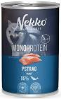 Nekko Monoprotein Adult Karma z pstrągiem dla psa 400g