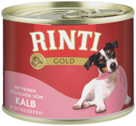Rinti Gold (mit ente) Karma z cielęciną dla psa 185g