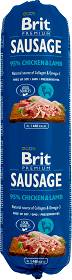 Brit Premium Sausage Chicken&Lamb Karma z kurczakiem i jagnięciną dla psa 800g 10+2 szt. GRATIS