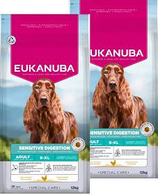 Eukanuba Special Care Sensitive Digestion Karma dla psa 2x12kg TANI ZESTAW