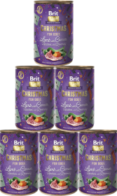 Brit Mono Protein Christmas Lamb Karma z jagnięciną dla psa 6x400g PAKIET