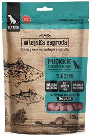 Wiejska Zagroda Przysmaki Suszone Kąski z Tuńczyka dla psa 100g