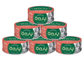 Oasy More Love Tuna Adult Karma z tuńczykiem i krewetkami dla kota 6x70g PAKIET