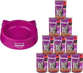 Whiskas Adult Karma z wołowiną w sosie dla kota 24x400g PAKIET + MISECZKA WHISKAS GRATIS