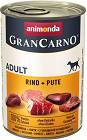 Animonda GranCarno Adult Karma z wołowiną i indykiem dla psa 400g