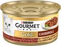 Gourmet Gold Karma z kaczką i indykiem w brązowym sosie dla kota 85g