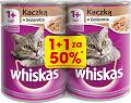 Whiskas Adult Karma z kaczką w galaretce dla kota 2x400g PAKIET (1+1 za 50%)