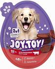 JOY&TOY DOG Jajko Niespodzianka Przysmak z wołowiną + zabawka 2w1 dla psa op. 20g