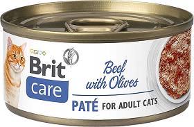 Brit Care Cat Beef with Olives Karma z wołowiną i oliwkami dla kota 70g [Data ważności: 30.06.2024]