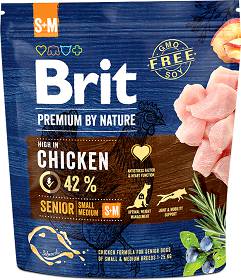 Brit Premium by Nature Senior Small&Medium Karma dla psa 1kg