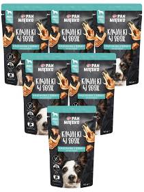 Pan Mięsko Karma z wieprzowiną i dzikiem dla psa 10x150g PAKIET