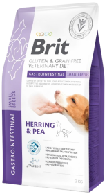 Brit Veterinary Diet Gastrointestinal Small Herring&Pea Karma ze śledziem dla psa 2kg