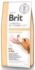 Brit Veterinary Diet Hepatic Egg&Pea Karma z jajami i groszkiem dla psa 12kg