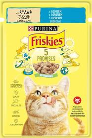 Friskies Cat Karma z łososiem w sosie dla kota 85g