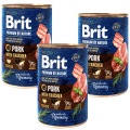 Brit Premium by Nature Pork with Trachea Karma z wieprzowiną dla psa 6x400g PAKIET