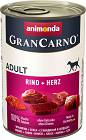 Animonda GranCarno Adult Karma z wołowiną i sercami dla psa 400g
