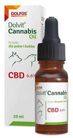 Dolvit Cannabis Oil dla psa i kota Suplement diety 10ml