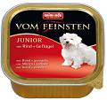 Animonda vom Feinsten DOG Junior Rind&Geflugel Karma z wołowiną i drobiem dla psa 150g