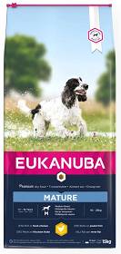 Eukanuba Mature Medium Karma dla psa 2x15kg TANI ZESTAW