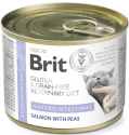 Brit Veterinary Diet Gastrointestinal Salmon&Pea Karma z łososiem dla kota 200g