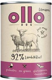 Ollo Umami Adult Lamb&Beef Karma z jagnięciną i wołowiną dla psa 400g 