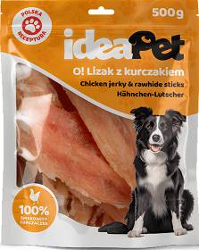 IdeaPet O! Przysmak Lizak z kurczakiem dla psa 500g