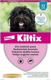 Elanco Kiltix dla Psa średniego Obroża na kleszcze długość 53cm