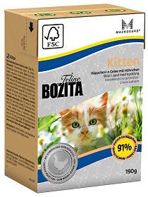 Bozita kitten Karma z kurczakiem w galaretce dla kociąt 190g