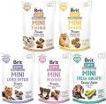 Brit Care Mini Treats Pakiet degustacyjny Przysmaki funkcyjne dla psa 4x50g + Brit Mini Dental Fresh 7szt.