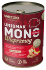 Uniszki Unismak Adult Mono Karma z wieprzowiną dla psa 400g