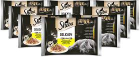 Sheba Delicacy in Jelly Kolekcja smaków drobiowych Karma w galaretce dla kota 8x(4x85g) PAKIET