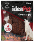 IdeaPet Craft Deer Strips Przysmak Paski z jelenia dla psa 500g