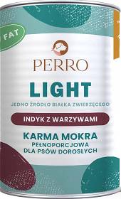 Perro Light Adult Karma z indykiem i warzywami dla psa 400g