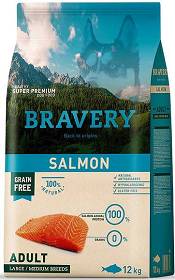 Bravery Adult Medium/Large Salmon Karma z łososiem dla psa 12kg