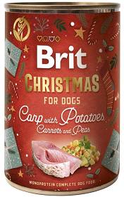 Brit Mono Protein Christmas Carp Karma z karpiem dla psa 400g ŚWIĄTECZNA EDYCJA