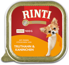 Rinti Gold Mini Karma z Indykiem i królikiem (truthahn&kaninchen) dla psa 100g