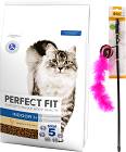 Perfect Fit Cat Indoor 1+ Karma z kurczakiem dla kota 7kg + Wędka dla kota GRATIS [Data ważności: 11.06.2025]