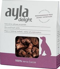 AYLA Delight Przysmak Serca kacze dla psa 28g