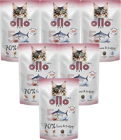 Ollo nr 5 Tuna&Sallop Karma z tuńczykiem i przegrzebkami dla kota 12x85g PAKIET