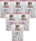 Ollo nr 5 Tuna&Sallop Karma z tuńczykiem i przegrzebkami dla kota 12x85g PAKIET