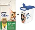 Purina Cat Chow Sterilised Karma dla kota 1.5kg + Pojemnik na karmę GRATIS