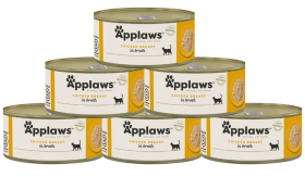 Applaws Natural Cat Food Karma z kurczakiem dla kota 6x70g PAKIET