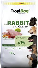Tropidog Premium Adult Medium&Large Rabbit Karma z królikiem dla psa 12kg